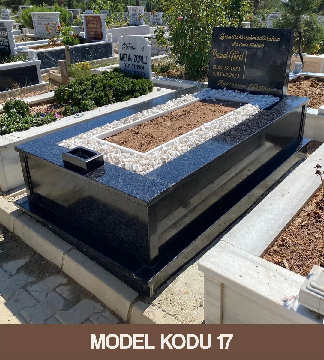 Gümüş Mermer Mezar Modelleri Model Kodu 17